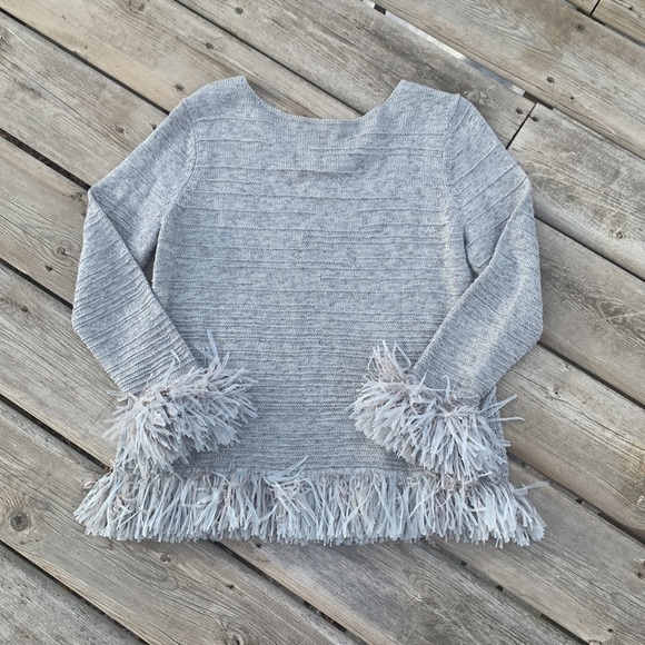 NIC and ZOE
Run Around Fringe-Trim Sweater - Picture 8 of 9